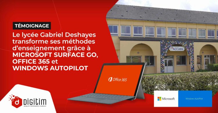 Le lycée Gabriel transforme ses méthodes d’enseignement grâce à Microsoft Surface Go