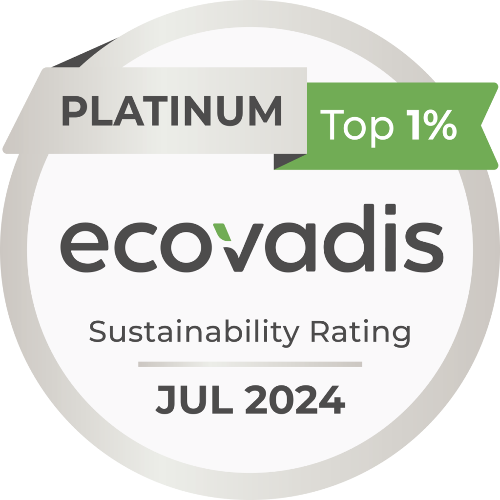 Medaille ECOVADIS PLATINUM pour DIGITIM